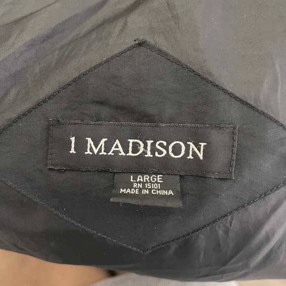 Black Puffer Jacket with Hood - Picture 8 of 8